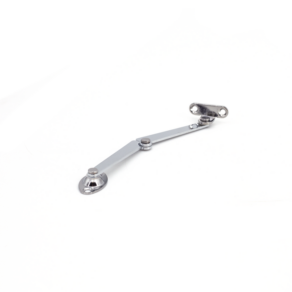 Sugatsune S-24L: 106mm Lid Stay (Left) - Polished Chrome