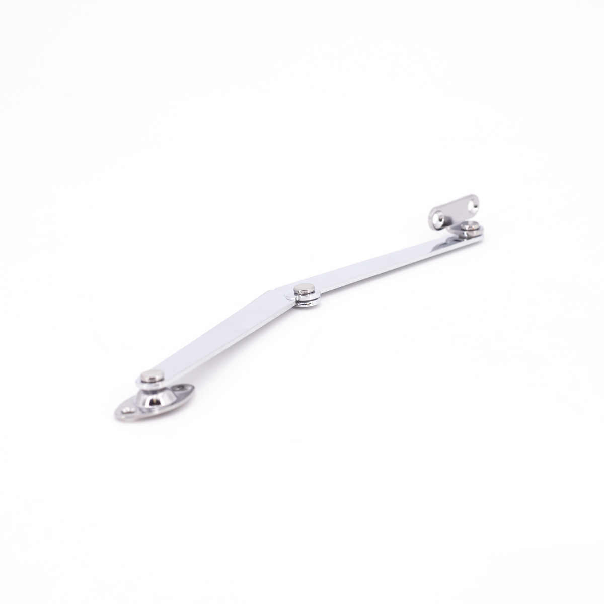 Sugatsune S-25L: 163mm Lid Stay (left) - Polished Chrome