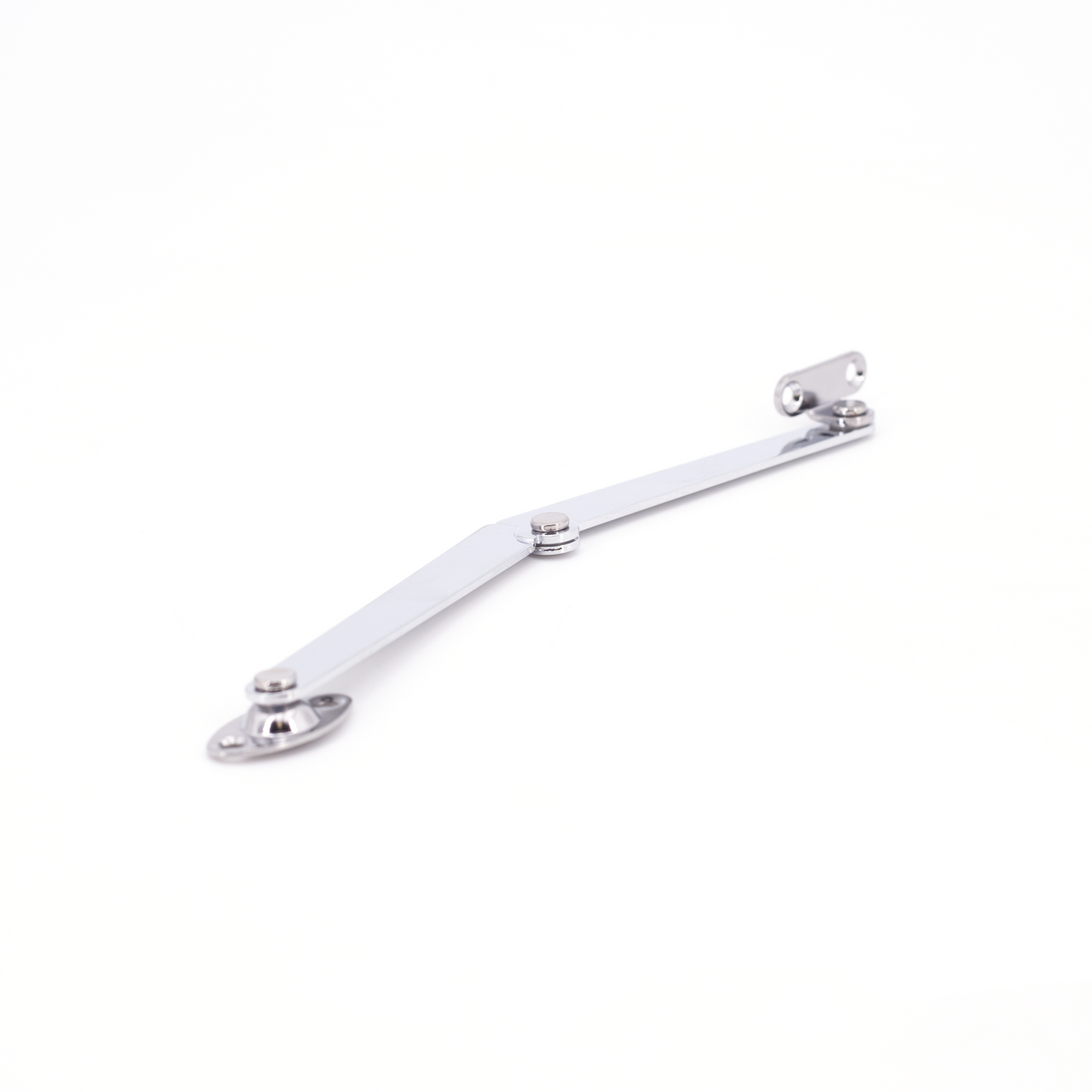 Sugatsune S-25L: 163mm Lid Stay (left) - Polished Chrome