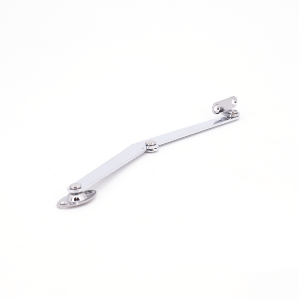 Sugatsune S-25L: 163mm Lid Stay (left) - Polished Chrome