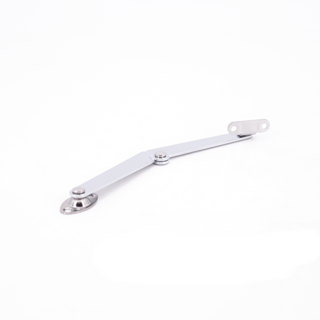 Sugatsune S-27L: 133mm Lid Stay (left) - Polished Chrome