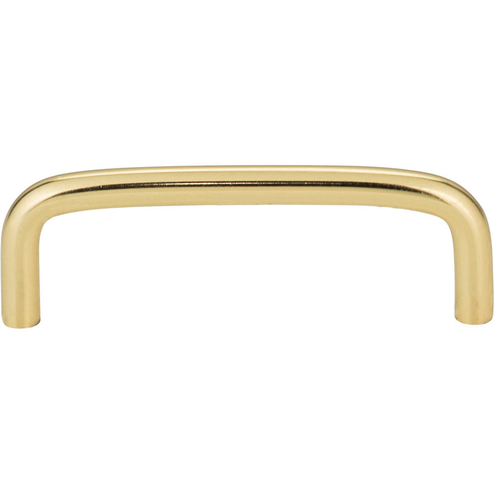 Elements S271-3.5PB: 3-1/2" cc Torino Wire Cabinet Pull - Polished Brass