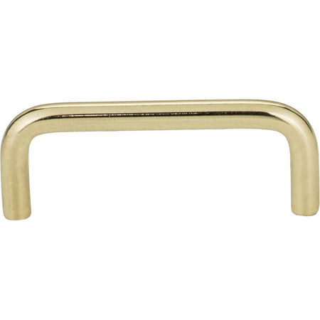 Elements S271-3PB: 3" cc Torino Wire Cabinet Pull - Polished Brass