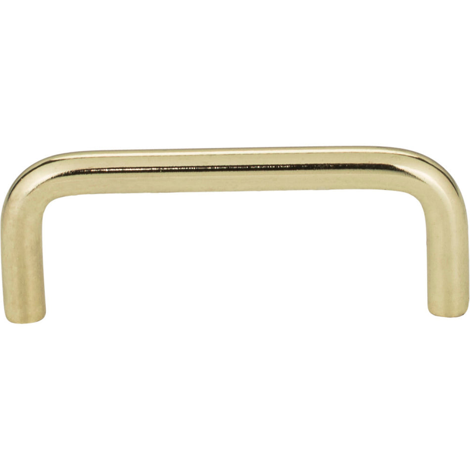 Elements S271-3PB: 3" cc Torino Wire Cabinet Pull - Polished Brass