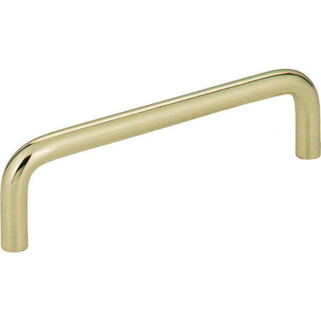 Elements S271-4PB: 4" cc Torino Wire Cabinet Pull - Polished Brass