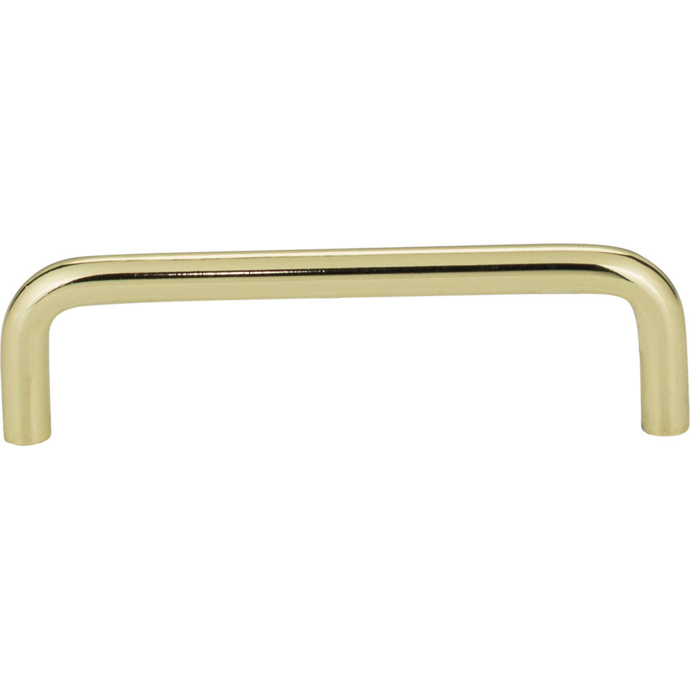 Elements S271-4PB: 4" cc Torino Wire Cabinet Pull - Polished Brass