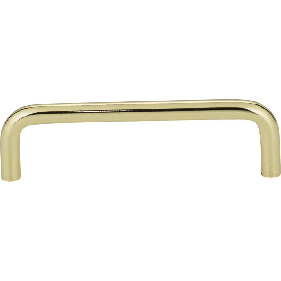 Elements S271-4PB: 4" cc Torino Wire Cabinet Pull - Polished Brass