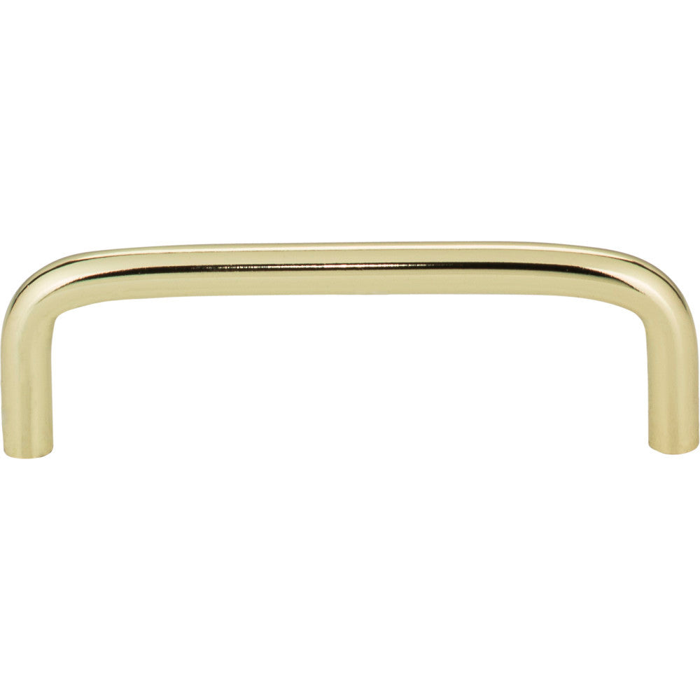 Elements S271-96PB: 96 mm cc Torino Wire Cabinet Pull - Polished Brass