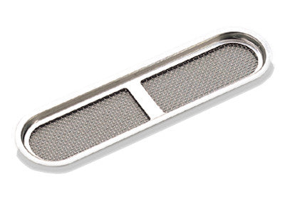 Sugatsune SAD-200: 200mm Oval Ventilator - Satin Stainless Steel