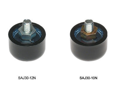 Sugatsune SAJ30-10N2.5: Automatic Height Adjusting Leveling Glide - Black/Chrome