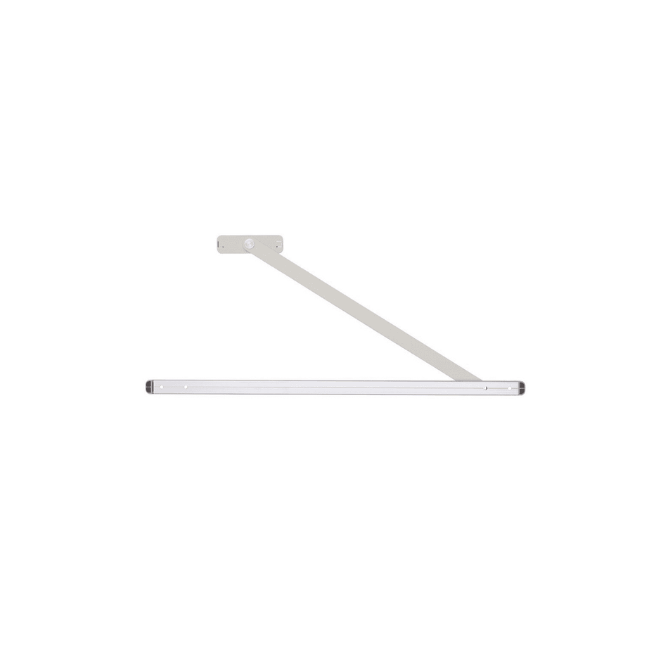Sugatsune SAS-V450H-WGR: Concealed Overhead Door Holder - Warm Grey