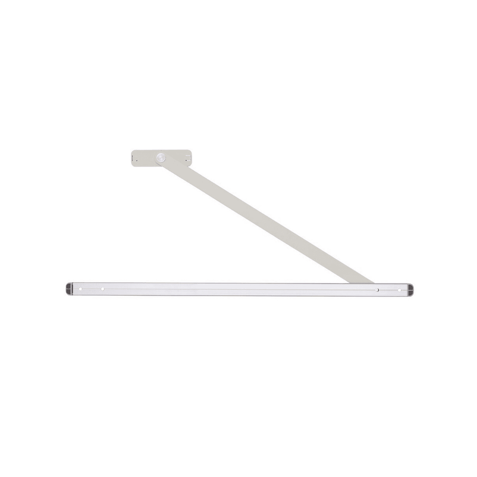 Sugatsune SAS-V600-WGR: Concealed Overhead Door Stopper - Warm Grey