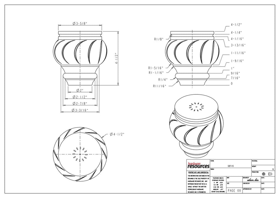 Specification Drawing