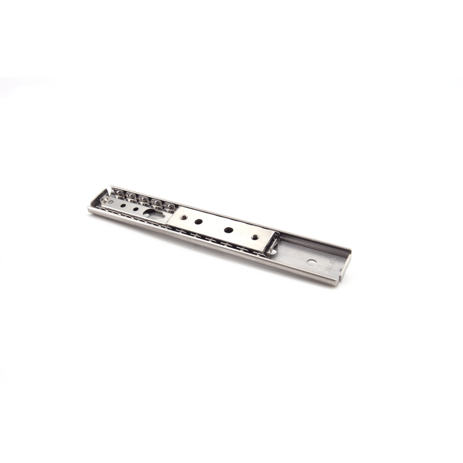 Sugatsune SCRL2-15-100A: 100mm 3/4 Extension Mini Drawer Slide - Stainless Steel
