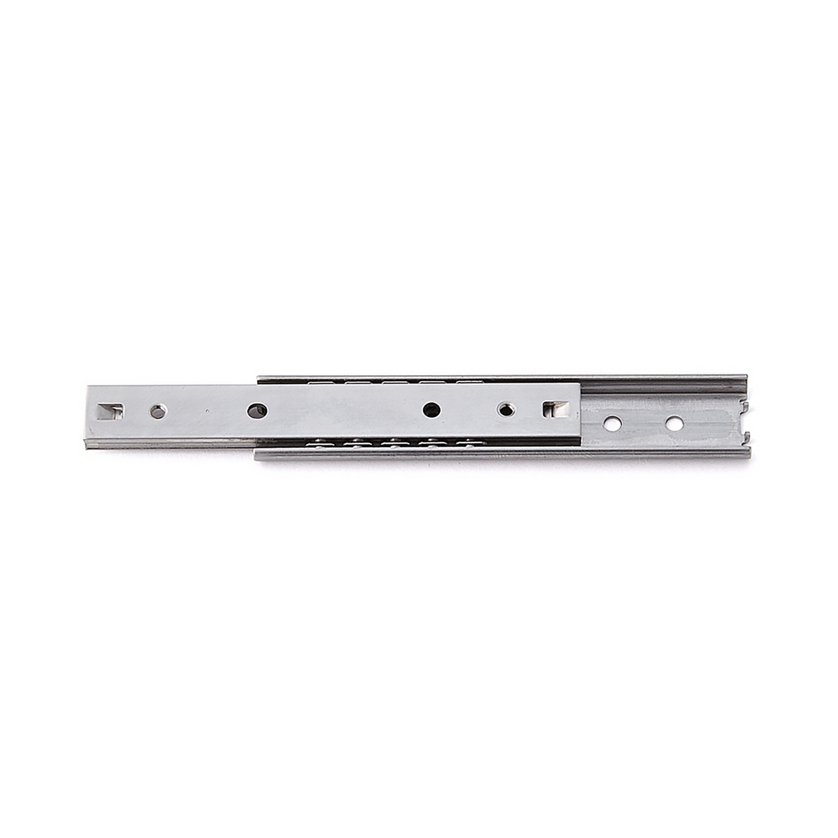 Sugatsune SCRW2-15-80A: 80mm 3/4" Extension Mini Drawer Slide - Stainless Steel