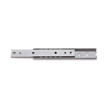 Sugatsune SCRW2-15-80A: 80mm 3/4" Extension Mini Drawer Slide - Stainless Steel
