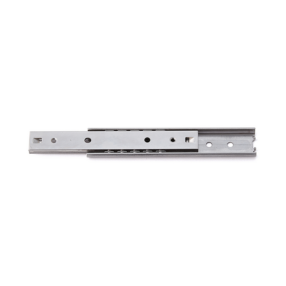 Sugatsune SCRW2-15-80A: 80mm 3/4" Extension Mini Drawer Slide - Stainless Steel