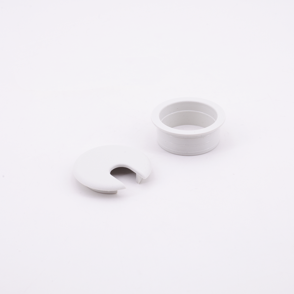 Sugatsune S445/WHT: 45mm Round Cable Grommet - White