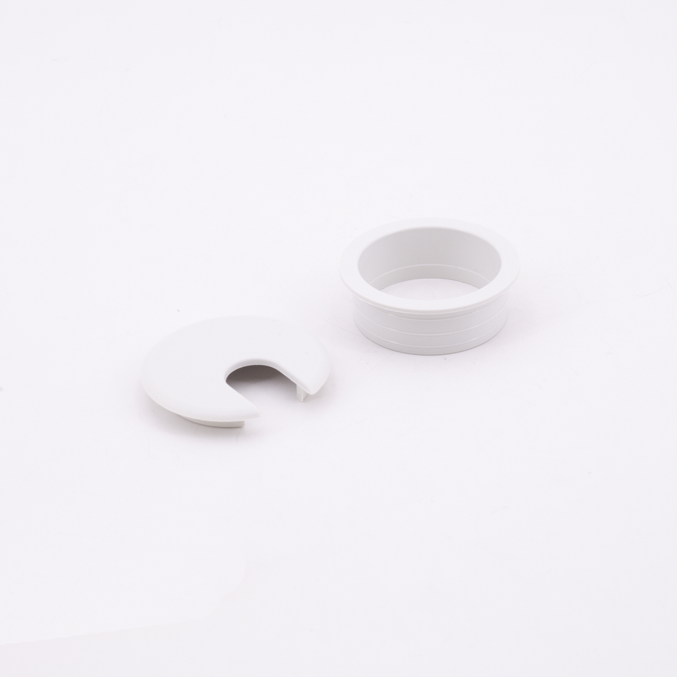 Sugatsune S51/WHT: 51mm Round Cable Grommet - White