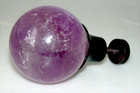 Myterra Pull Knob Amethyst Oil Rubbed Bronze 2 3/8 Inch Dia. 1