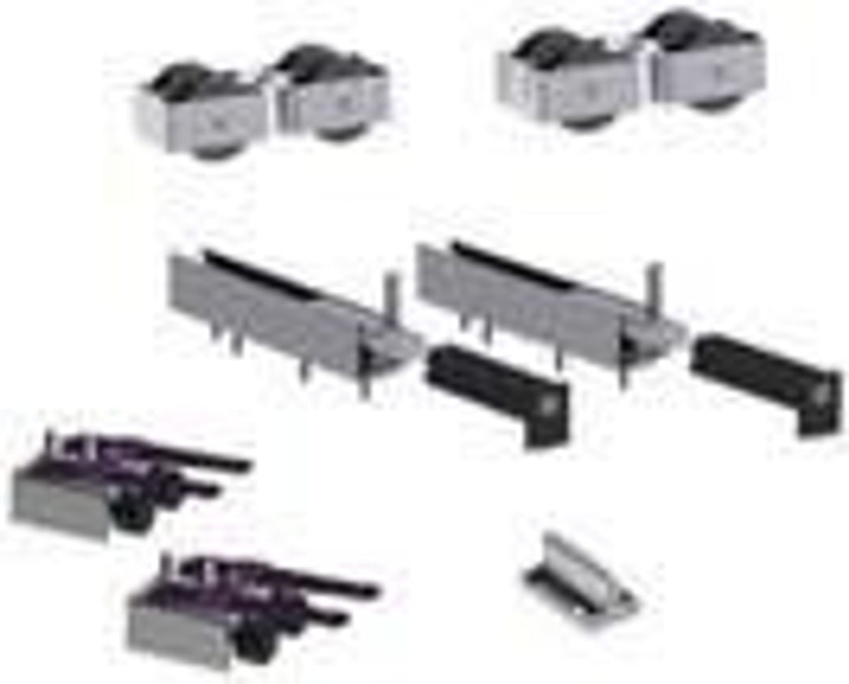 SDR A125 Top Recessed Mount Sliding Door Hardware Kit