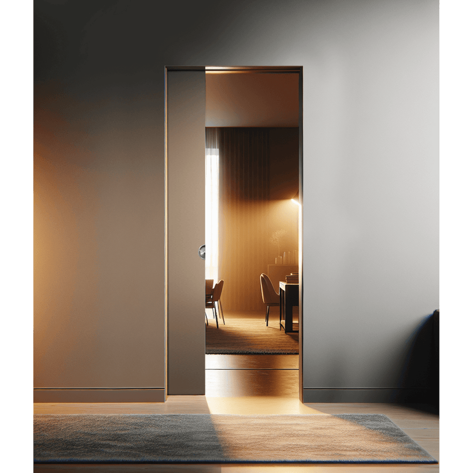 Sugatsune SDR-P70-RT: Surface-Mount Two Way Soft Close Sliding Door Kit