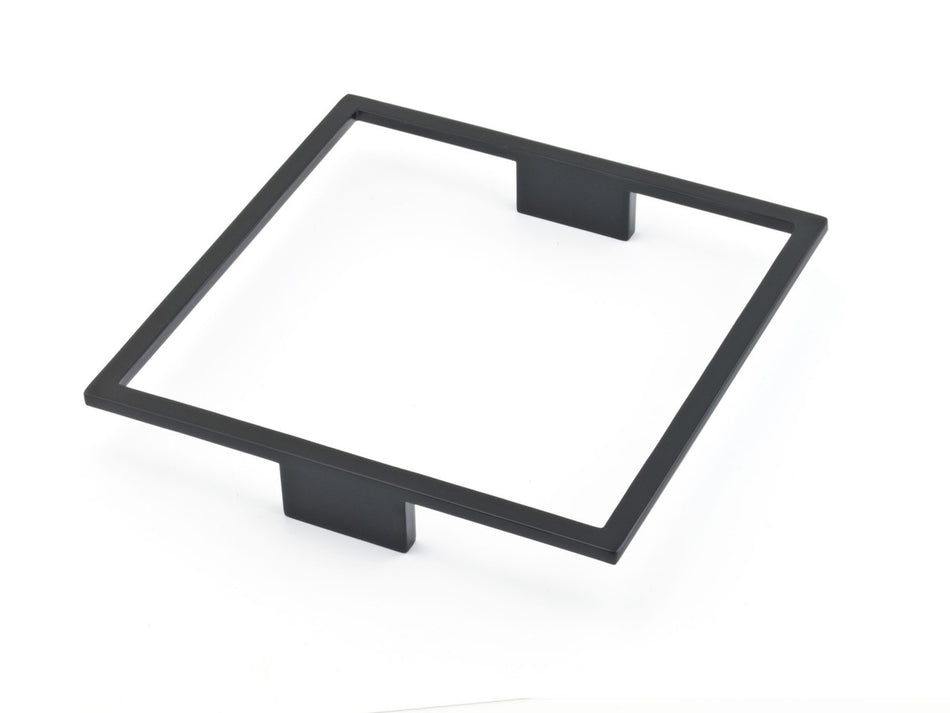 Richelieu 1015160900: 160mm cc Exclusive Square Cabinet Pull - Matte Black