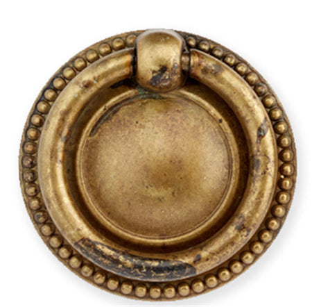 Richelieu 12212040163: 1-9/16" Traditional Ring Cabinet Knob - Oxidized Brass