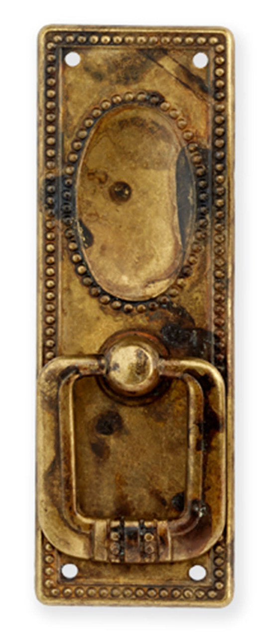 Richelieu 12326097163: 42442 Art Deco Ring Cabinet Knob - Oxidized Brass