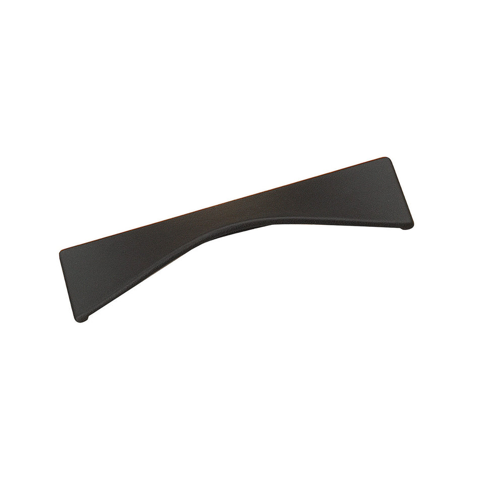 Richelieu 217009690: 96mm cc Contemporary Cup Cabinet Pull - Black/Leather