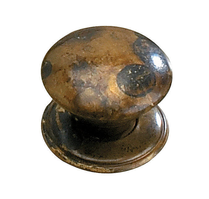 Richelieu 24409163: 1" Povera Cabinet Knob - Oxidized Brass