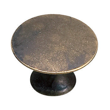 Richelieu 2445930163: 1-3/16" Povera Cabinet Knob - Oxidized Brass
