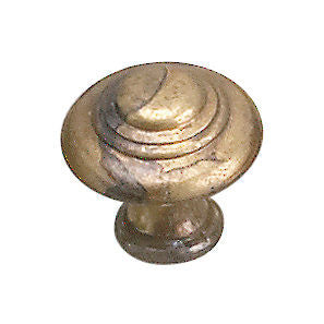 Richelieu 2448725163: 1" Provencal Cabinet Knob - Oxidized Brass