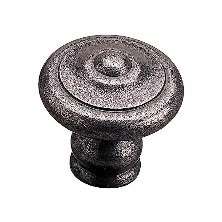 Richelieu 260730908: 1-3/16" Rustic Forged Iron Cabinet Knob - Natural Iron