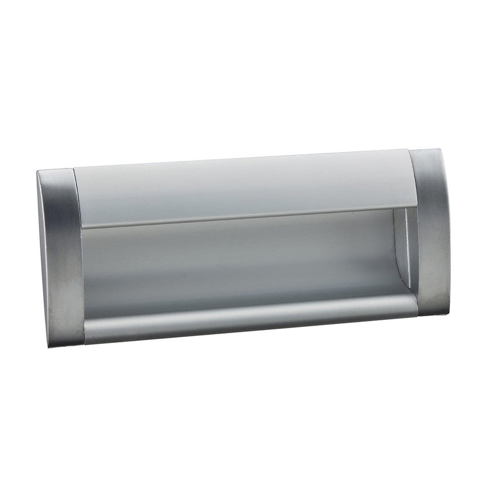 Richelieu 31007596174: 96mm cc Contemporary Recessed cabinet Pull - Satin Chrome