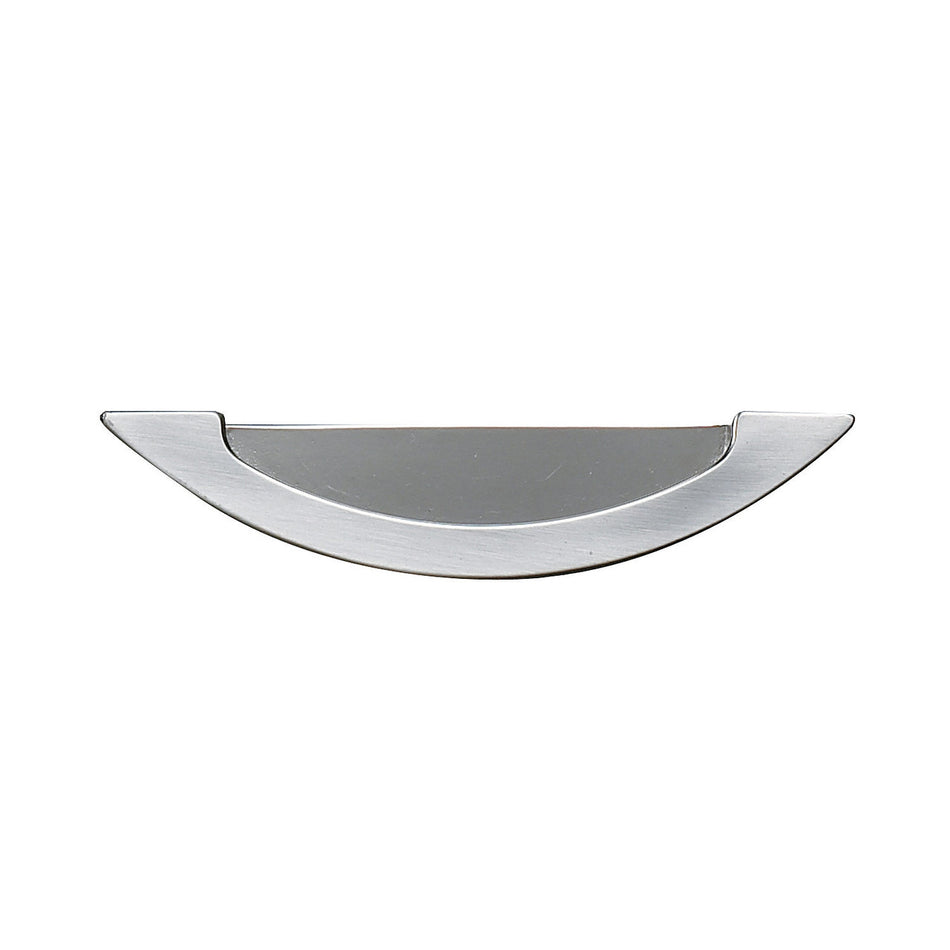 Richelieu 3110150195: Contemporary Recessed Cabinet Pull - Brushed Nickel