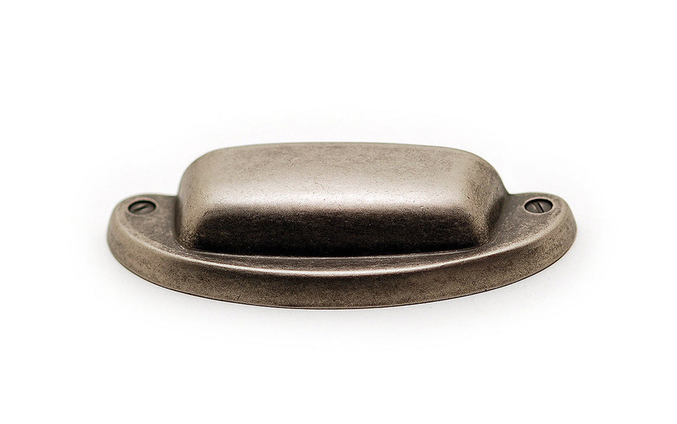 Richelieu 33232163: 1-1/4" cc Povera Cup Cabinet Pull - Oxidized Brass