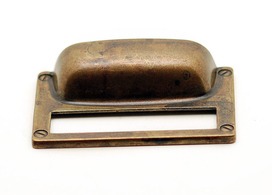 Richelieu 33332163: 1-1/4" cc Povera Cup Cabinet Pull - Oxidized Brass