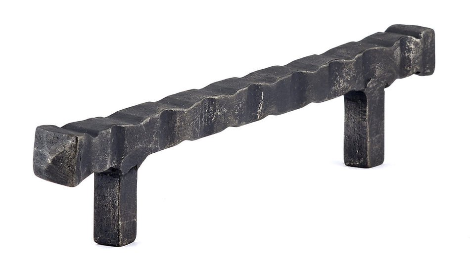 Richelieu 33651128909: 128mm cc Industrial Forged Iron Cabinet Pull  - Matte Black Iron