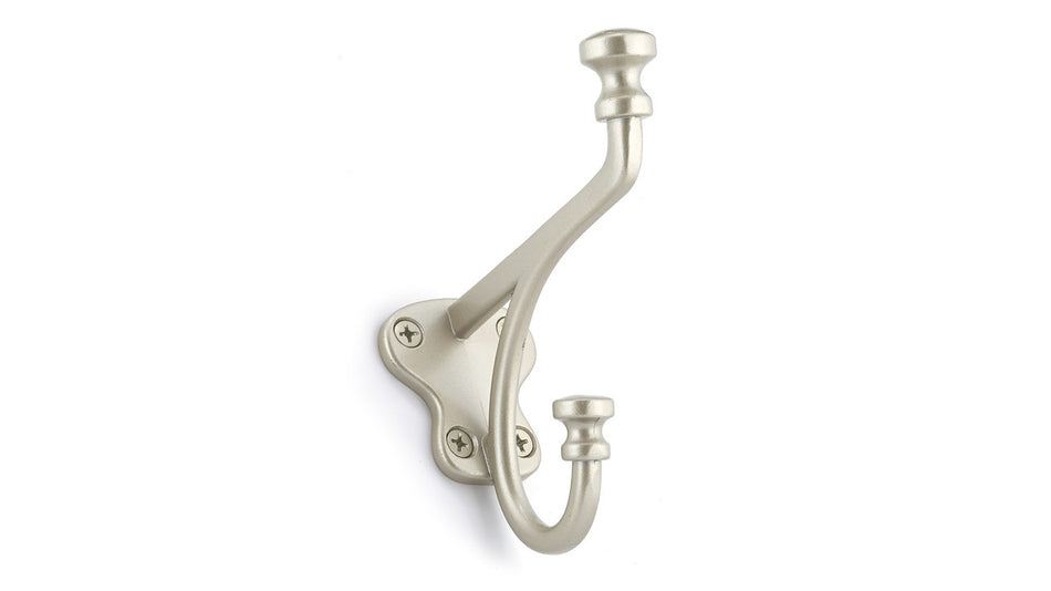 Richelieu: 34121: 4" Classic Double Wall Hook - Pewter