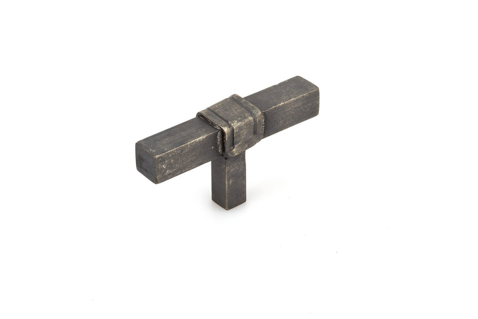 Richelieu 440475909: 3" Industrial Forged Iron Cabinet T-Knob - Matte Black