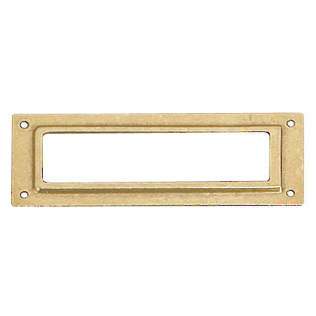 Richelieu 45123130: 3-1/8" Art Deco  Label/Card Holder - Brass