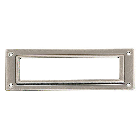 Richelieu 45123904: 3-1/8" Art Deco  Label/Card Holder - Faux Iron