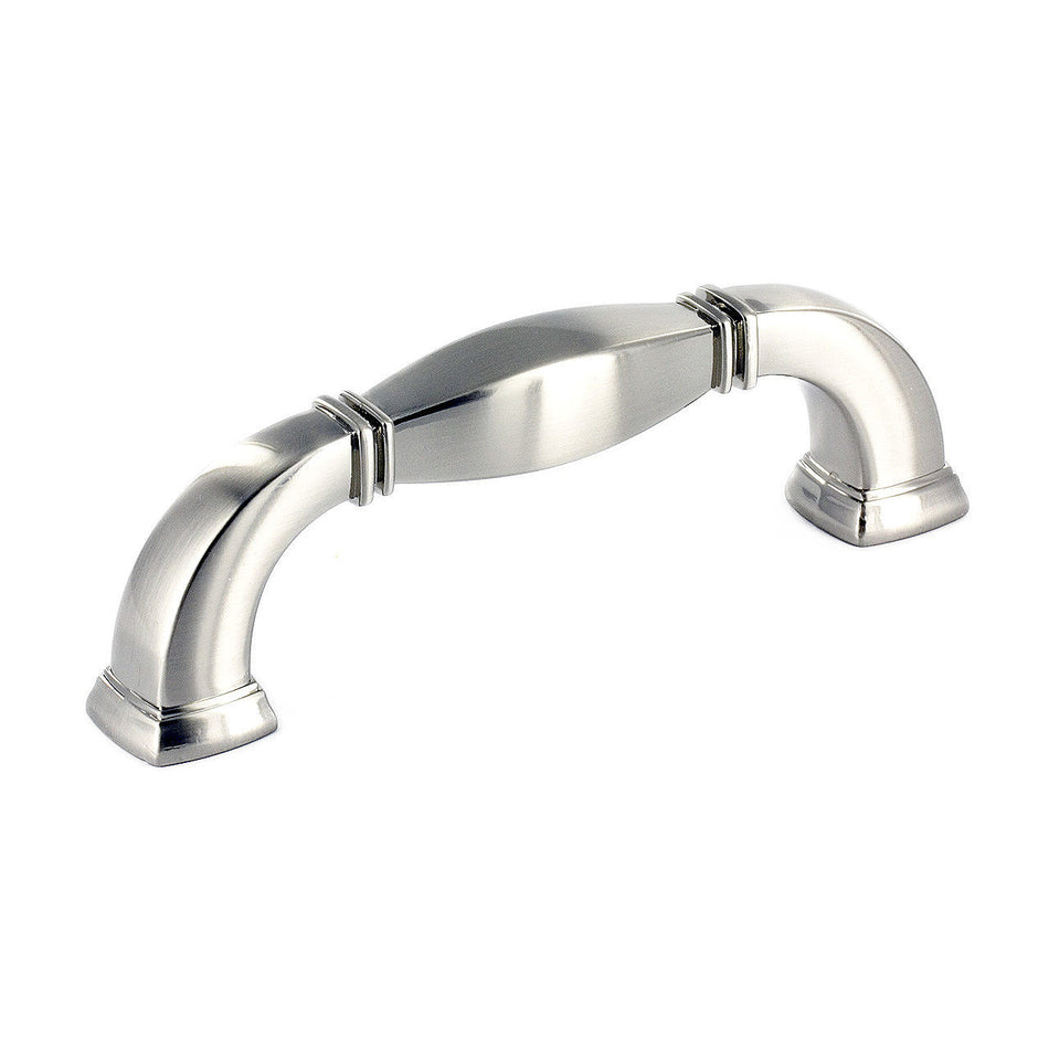 Richelieu 502104195: 4" cc Transitional Cabinet Pull - Brushed Nickel