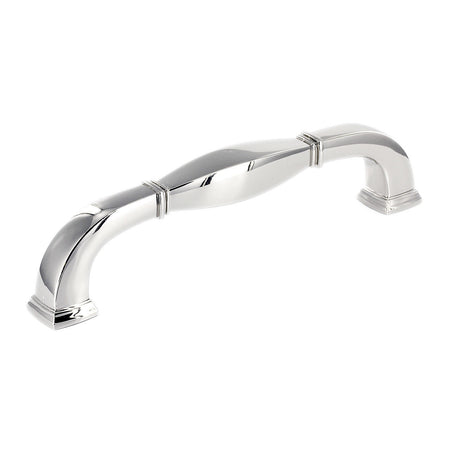 Richelieu 502106180: 152mm cc Inspiration D-Handle Cabinet Pull - Polished Nickel