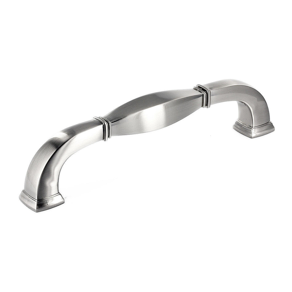 Richelieu 502106195: 6" cc Transitional Cabinet Pull - Brushed Nickel