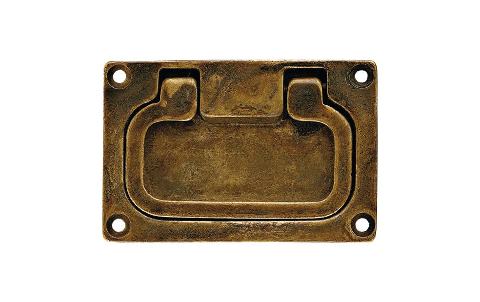 Richelieu 6014075163: 75mm cc Inspiration Drop Bail Cabinet Pull - Oxidized Brass