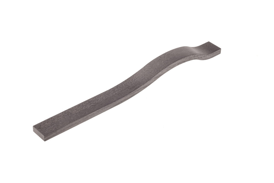 Richelieu 646432023: 320mm cc Inspiration Asymmetrical Flat Bar Cabinet Pull - Coffee Oak