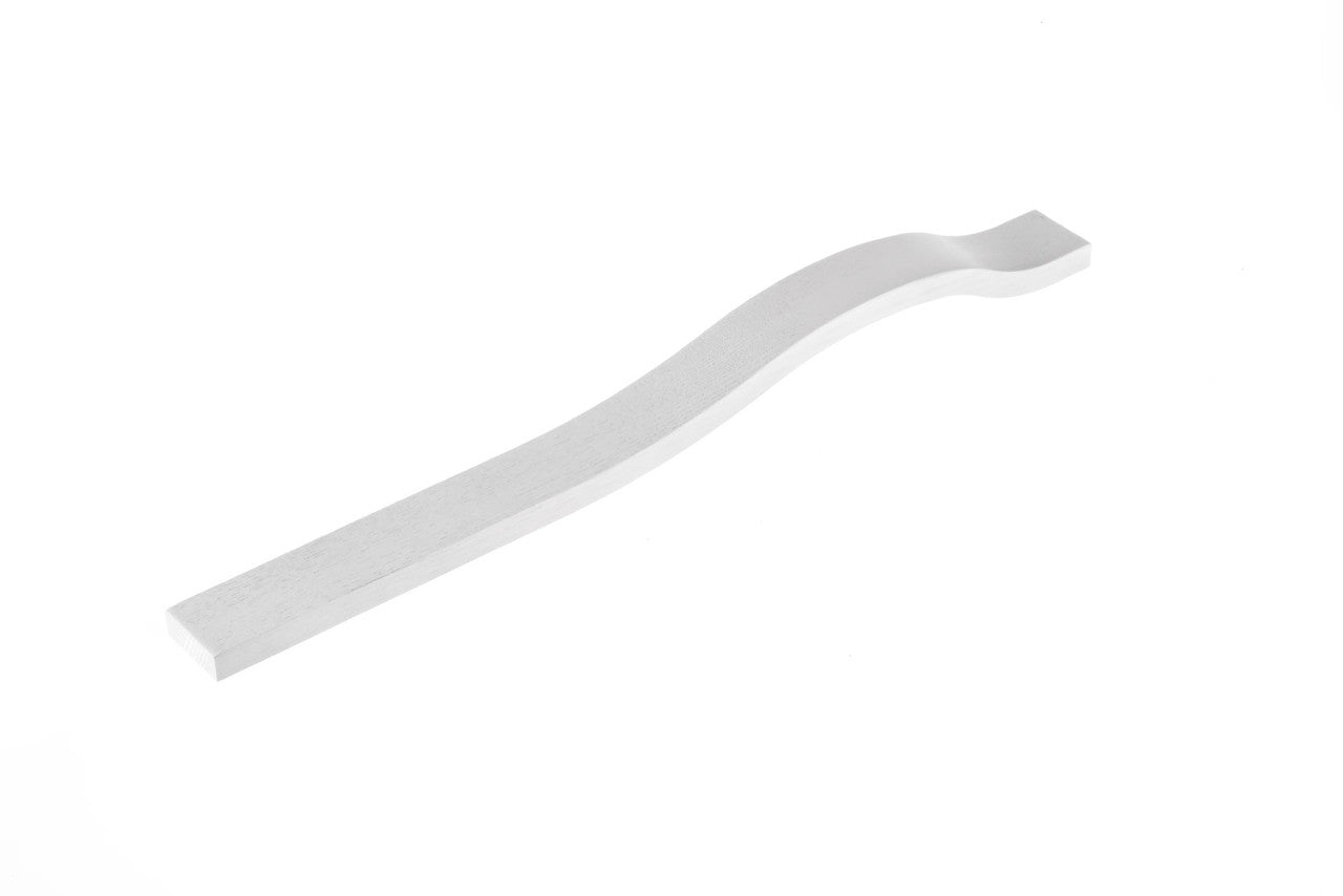 Richelieu 646432033: 320mm cc Inspiration Asymmetrical Flat Bar Cabinet Pull - Milk Oak