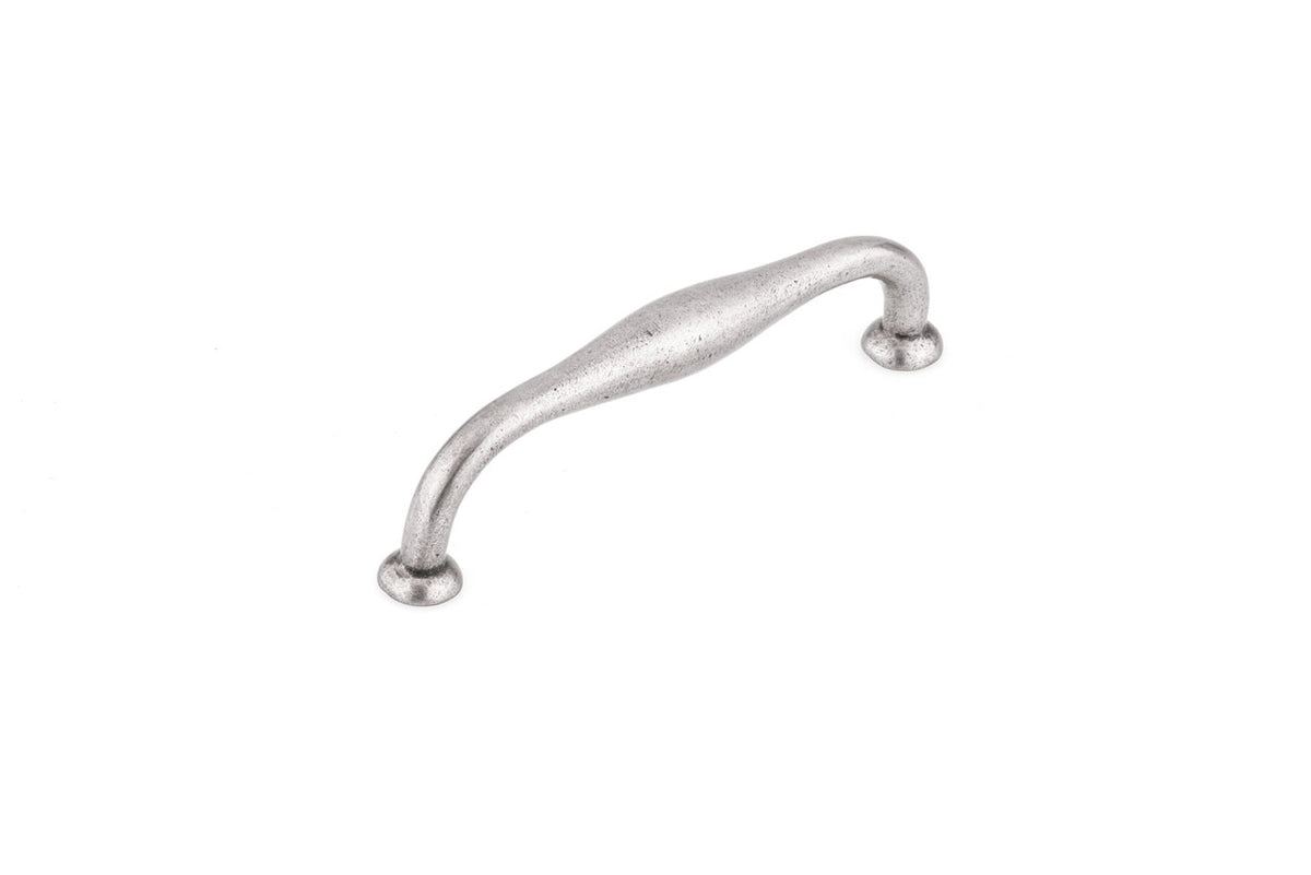 Richelieu 6565128186: 128mm cc Inspiration D-Handle Cabinet Pull - Newcastle Antique Polished Nickel
